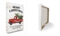 Stupell Industries Christmas Most Wonderful Time Vintage-Inspired Truck Canvas Wall Art, 16" x 20"